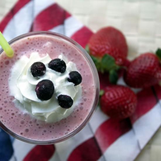 Rezeptbild: Red, White and Blue Shake
