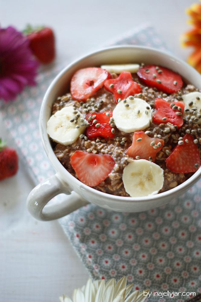 Rezeptbild: Overnight Oats mit Buchweizenmilch