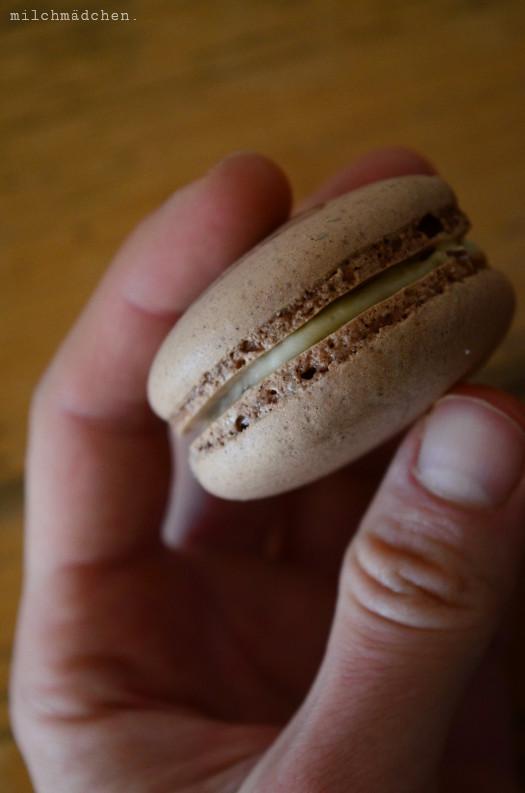 Rezeptbild: Schokoladenmacarons mit Vanillebuttercreme