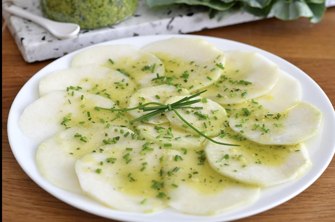 Rezeptbild: Kohlrabi-Carpaccio
