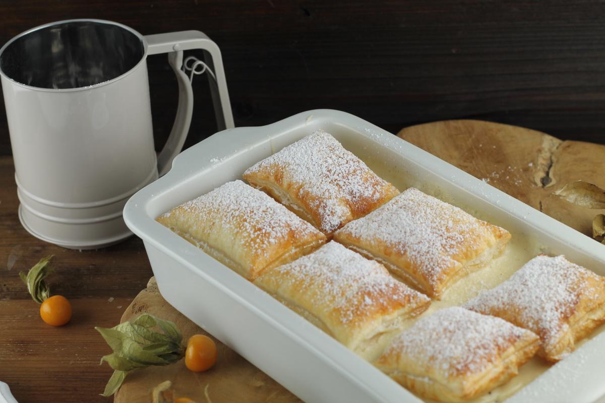 Rezeptbild: Kremsnite - Cremeschnitte auf Kroatisch