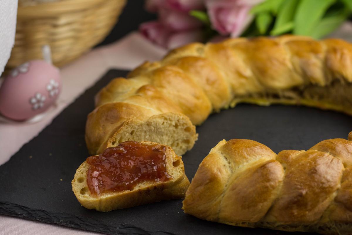 Rezeptbild: Hefezopf ohne Zucker