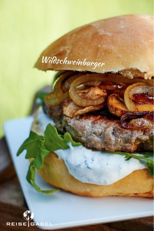 Rezeptbild: Wildschweinburger