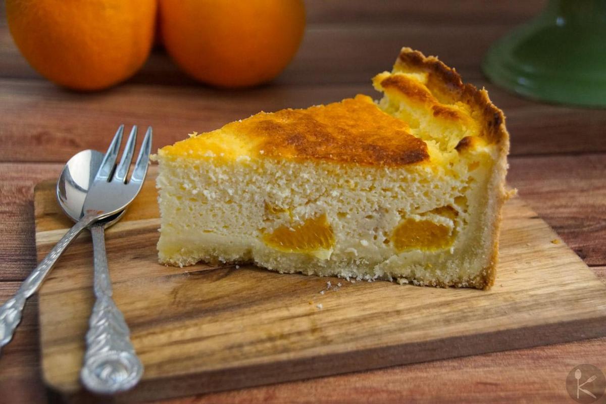 Rezeptbild: Käsekuchen mit Orangen