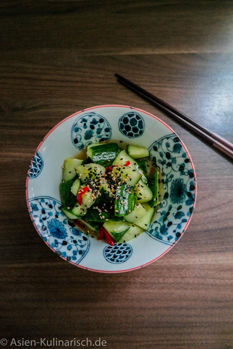 Rezeptbild: Japanischer Gurkensalat