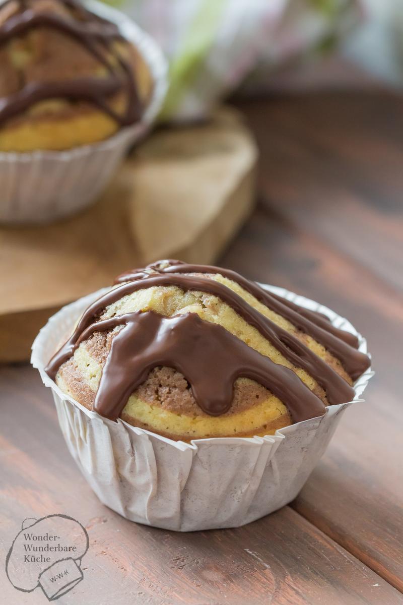 Rezeptbild: Zebramuffins