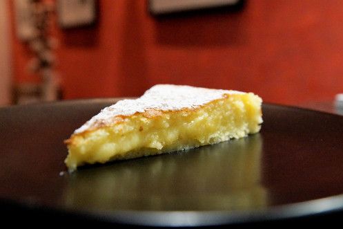 Rezeptbild: Weisse Schokotarte mit Ingwer