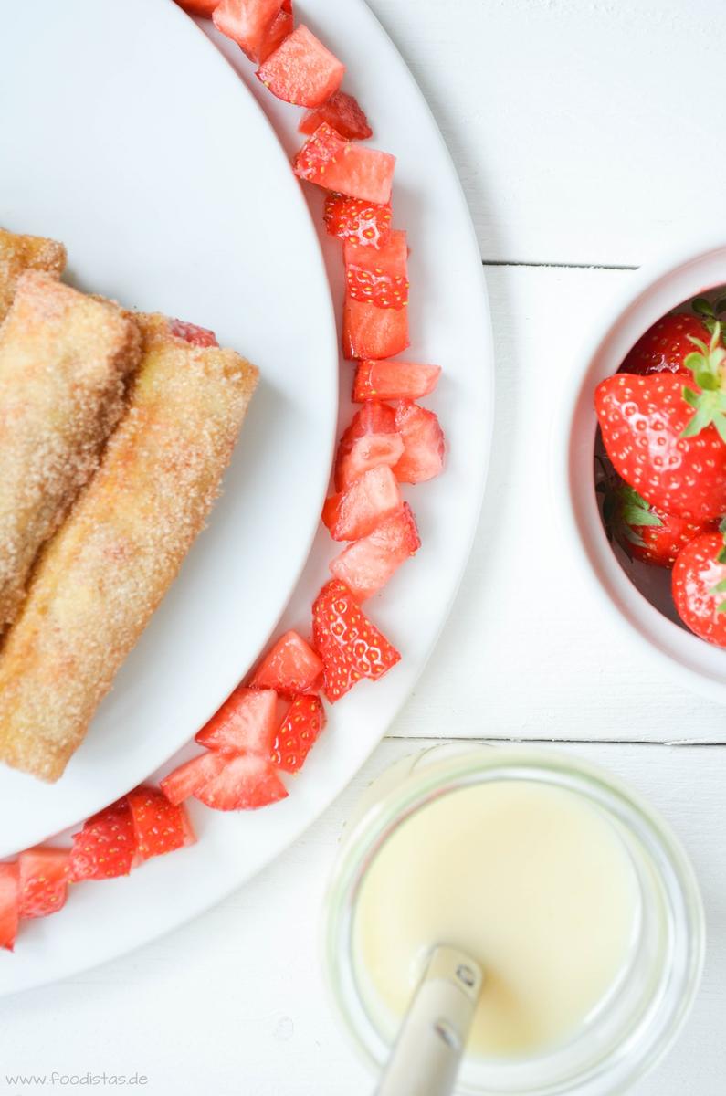Rezeptbild: Strawberry French Toast Roll Ups 