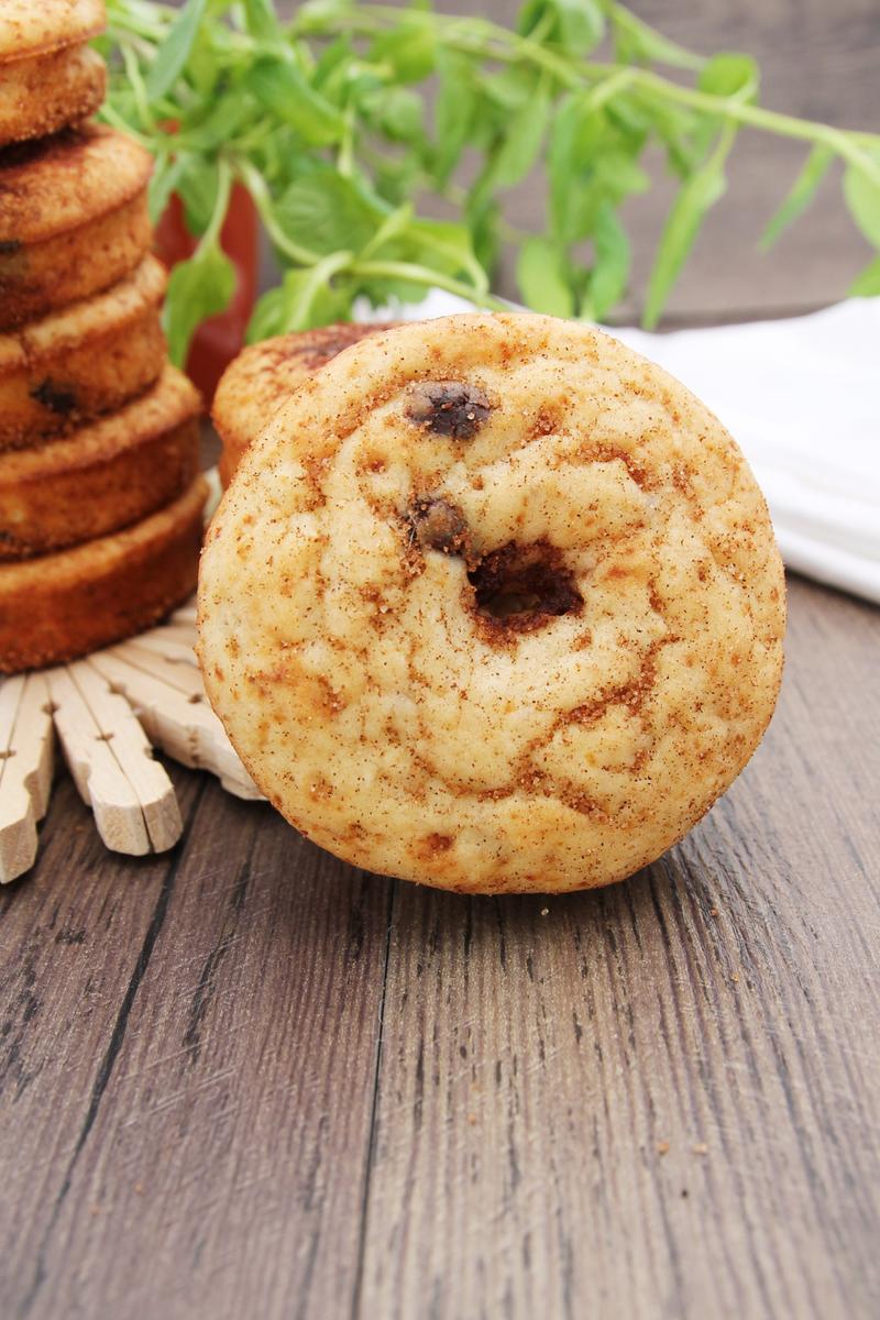 Rezeptbild: Banane-Schoko-Donuts