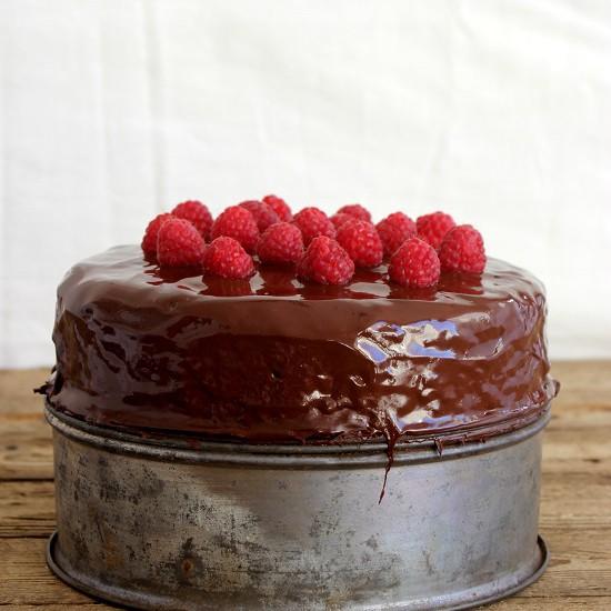 Rezeptbild: Vanille-Schoko-Marzipan Torte