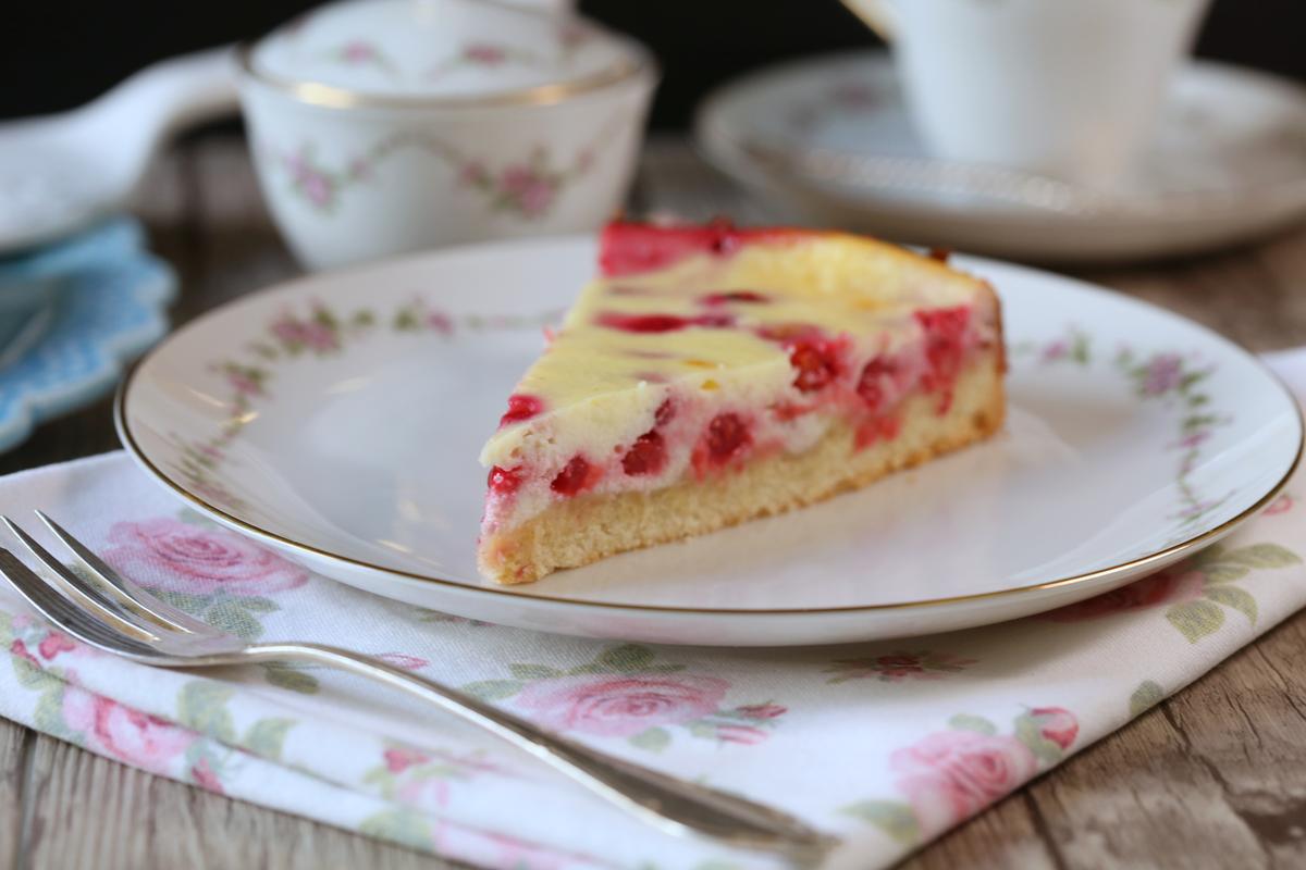 Rezeptbild: Crostata di ricotta e ribes rosso