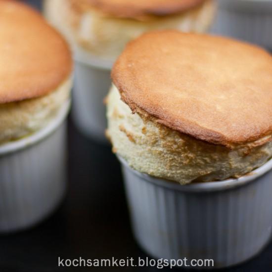 Rezeptbild: Mango Soufflé mit Passionsfrucht