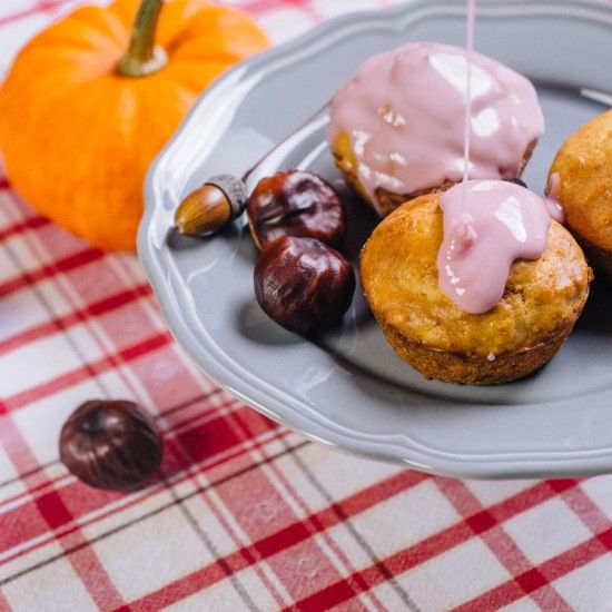 Rezeptbild: Kürbis-Quitten Küchlein