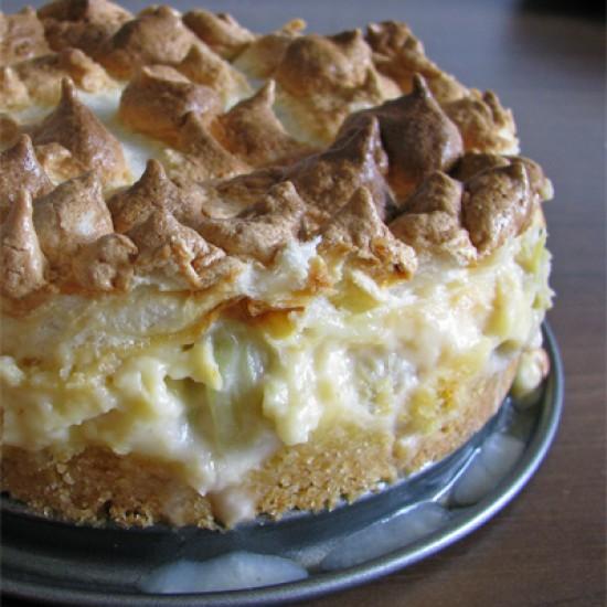 Rezeptbild: Rhabarber-Baiser-Kuchen