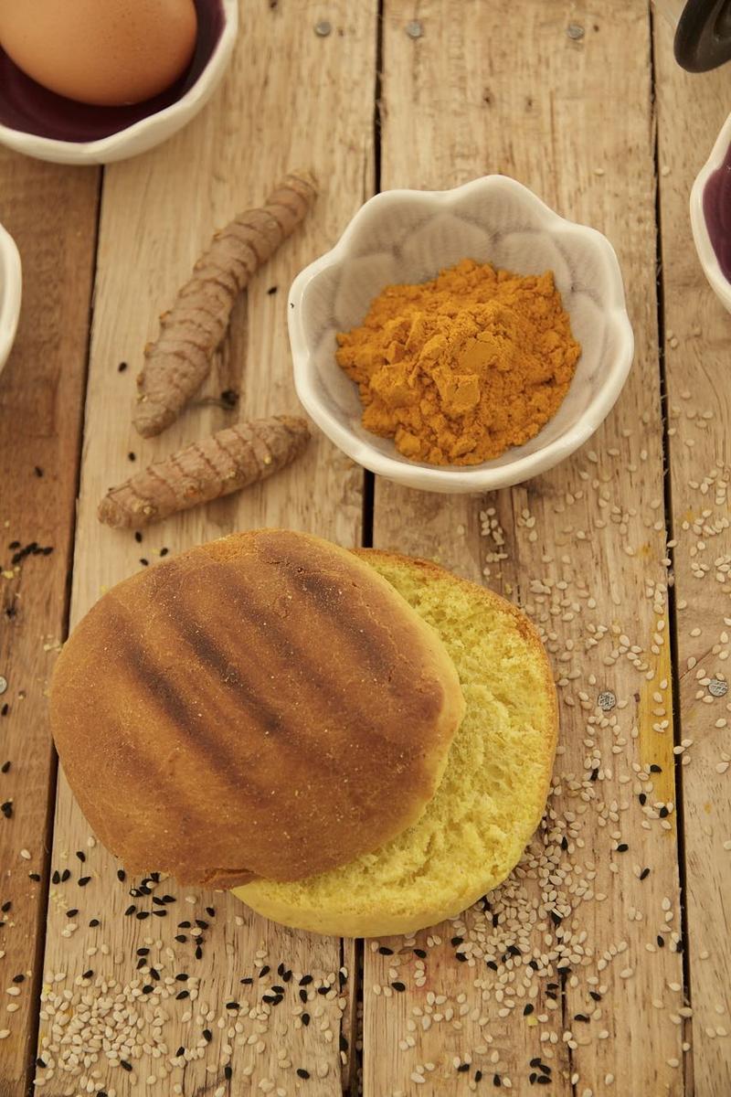 Rezeptbild: Kurkuma Burger Buns