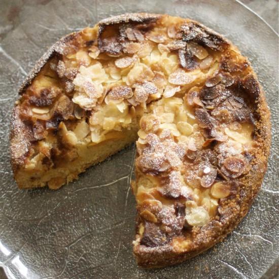 Rezeptbild: Mandel-Pfirsich Kuchen