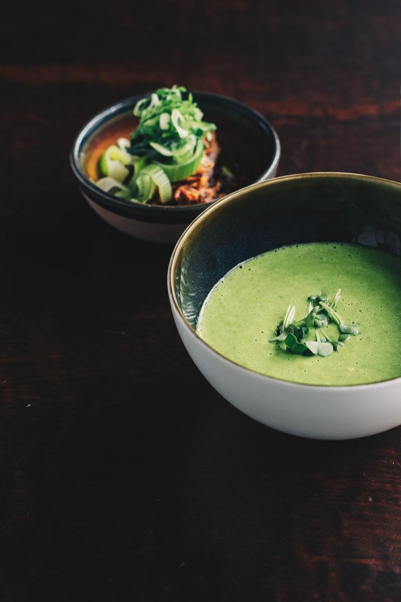 Rezeptbild: Eine Käse- Lauchsuppe vom Gewürzguru