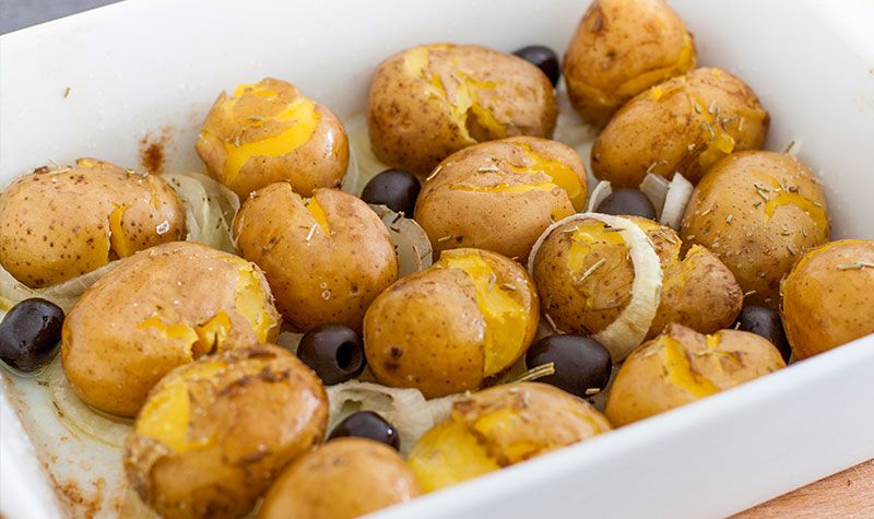 Rezeptbild: Faustschlag-Kartoffeln (Batatas ao murro)