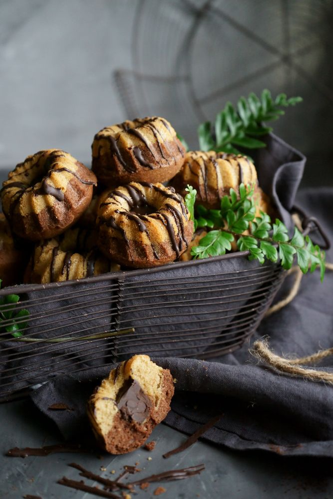 Rezeptbild: Espresso Schokoladen Gugelhupf