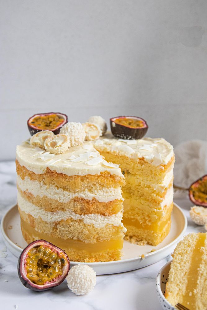 Rezeptbild: Malibu-Maracuja Torte