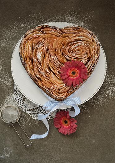 Rezeptbild: Apfelrosenherz (Gastbeitrag)