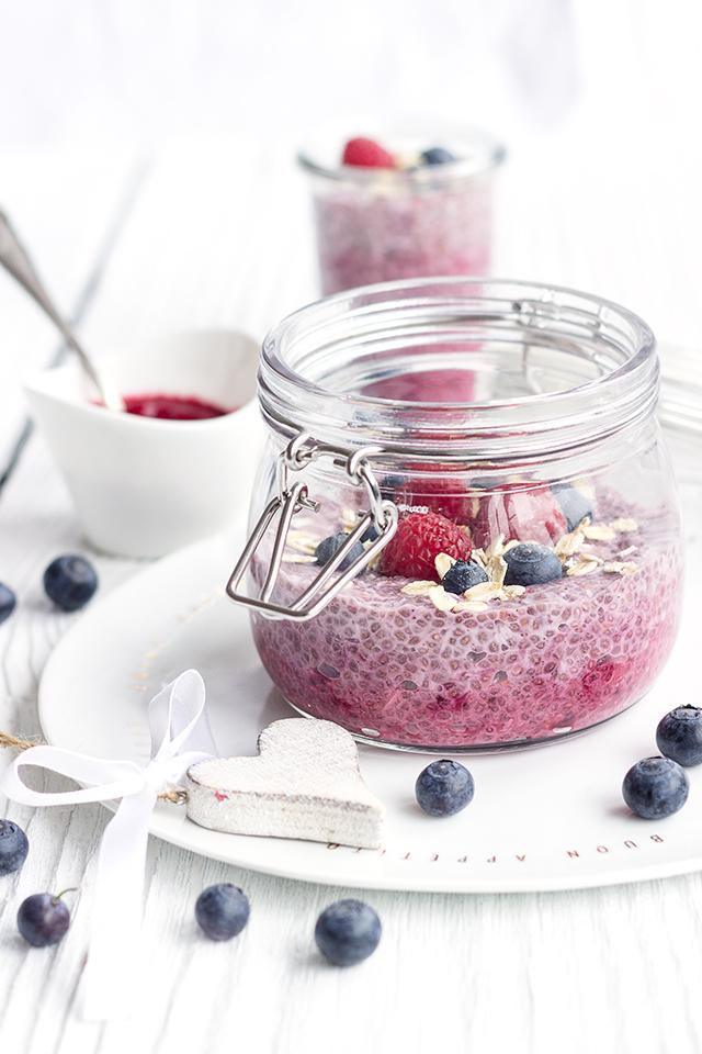 Rezeptbild: Himbeer-Chia-Pudding