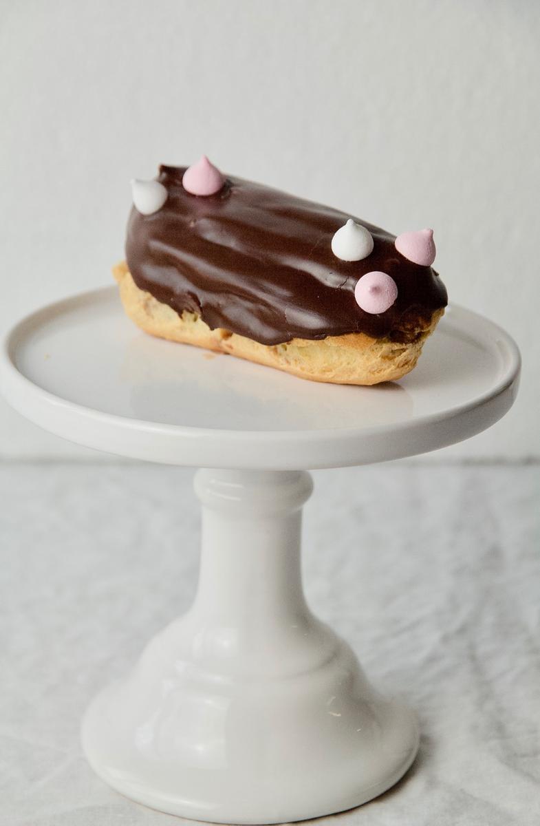 Rezeptbild: Gewürz-Schokoladen Eclairs mit Mousse au Chocolat