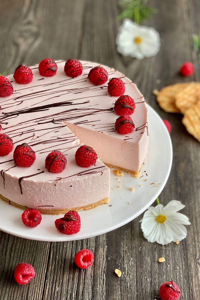 Rezeptbild: Himbeer-Cheesecake no-bake