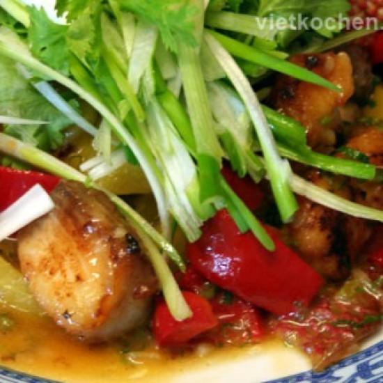 Rezeptbild: Roter Schnapper mit Ananas
