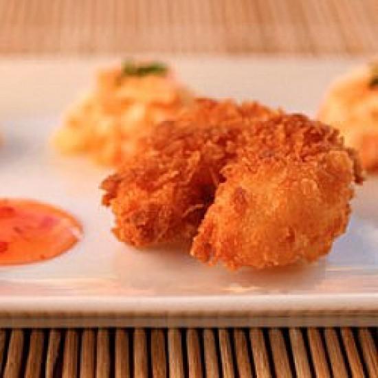 Rezeptbild: Knusprige Garnelen mit Cocktail-Sauce
