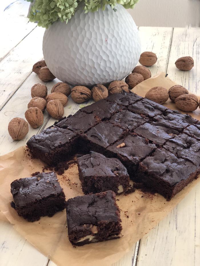 Rezeptbild: Die besten Low Carb Walnuss-Brownies