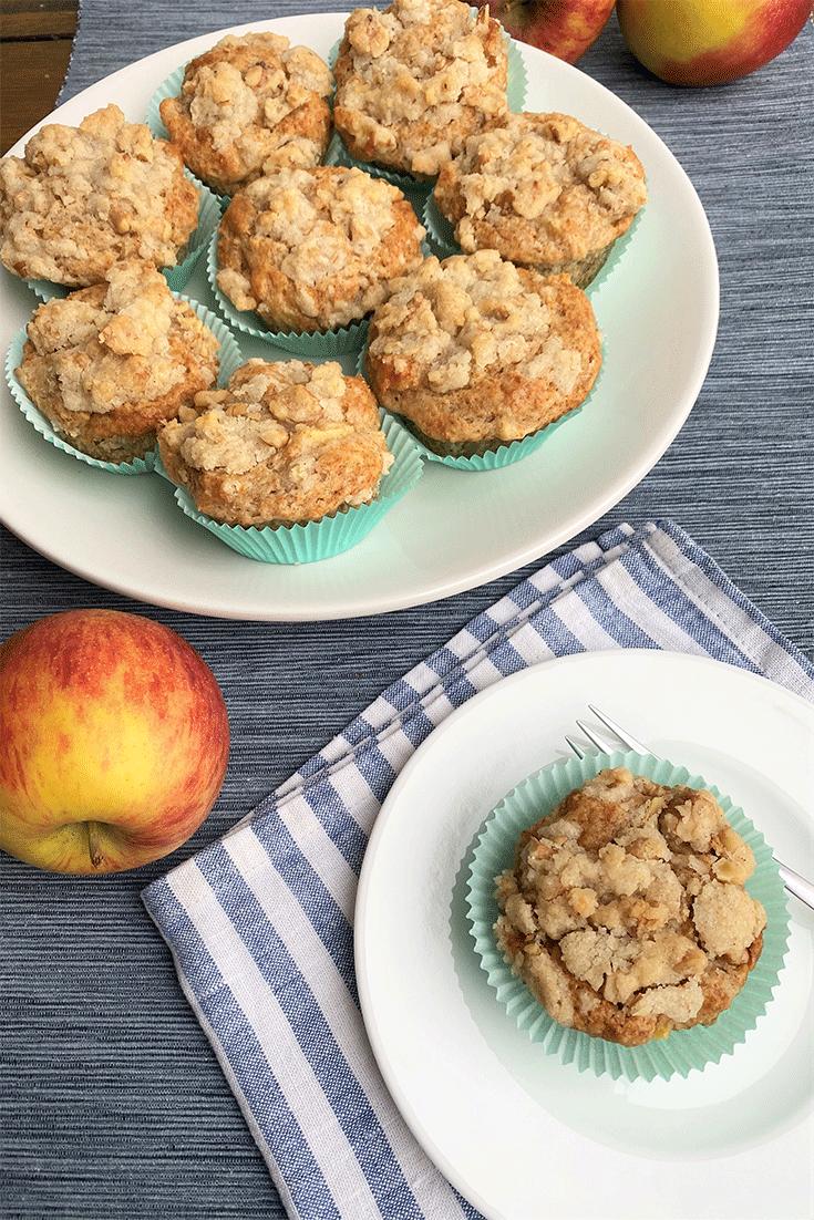 Rezeptbild: Apfel-Streusel-Muffins