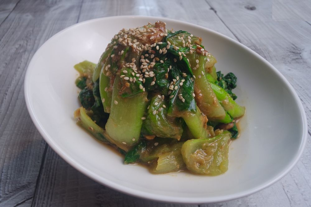 Rezeptbild: Salziger Pak Choi Salat