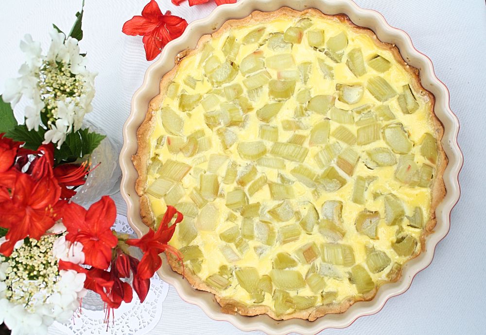 Rezeptbild: Rhabarbertarte