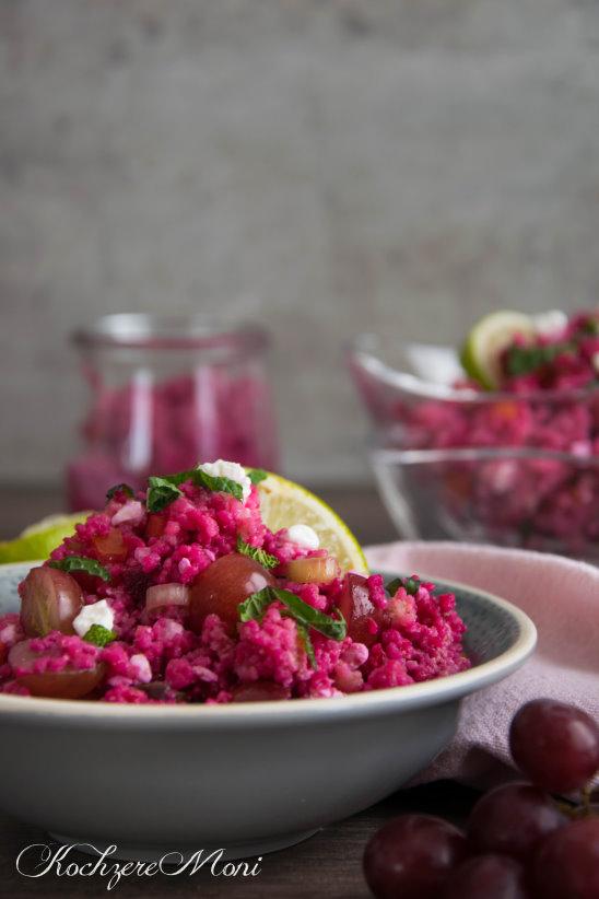 Rezeptbild: Rote Bete Couscous Salat