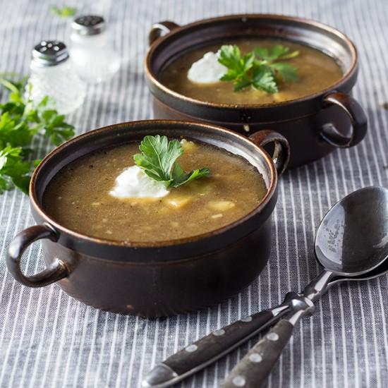 Rezeptbild: Kartoffelsuppe mit orientalischer Note