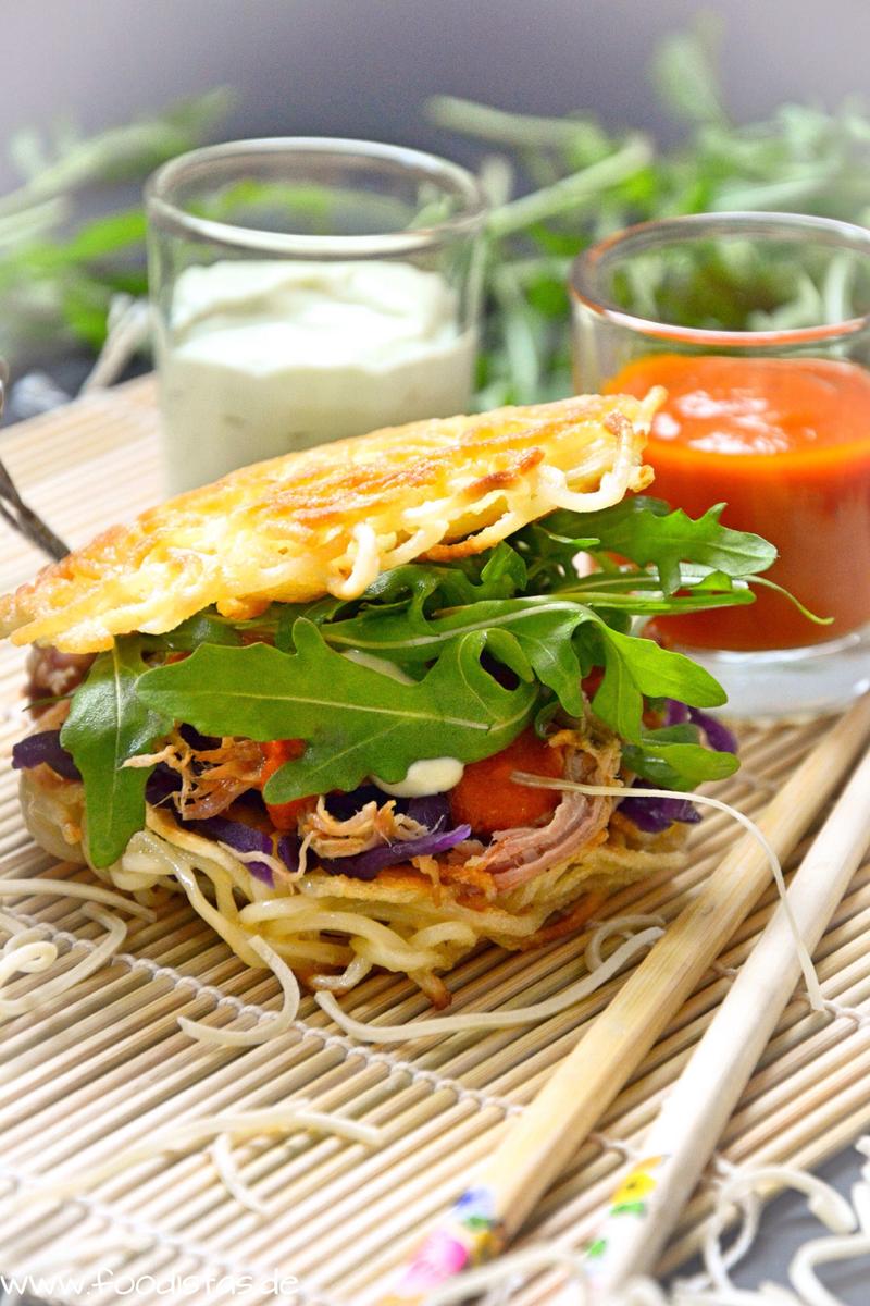 Rezeptbild: Pulled Pork Burger 