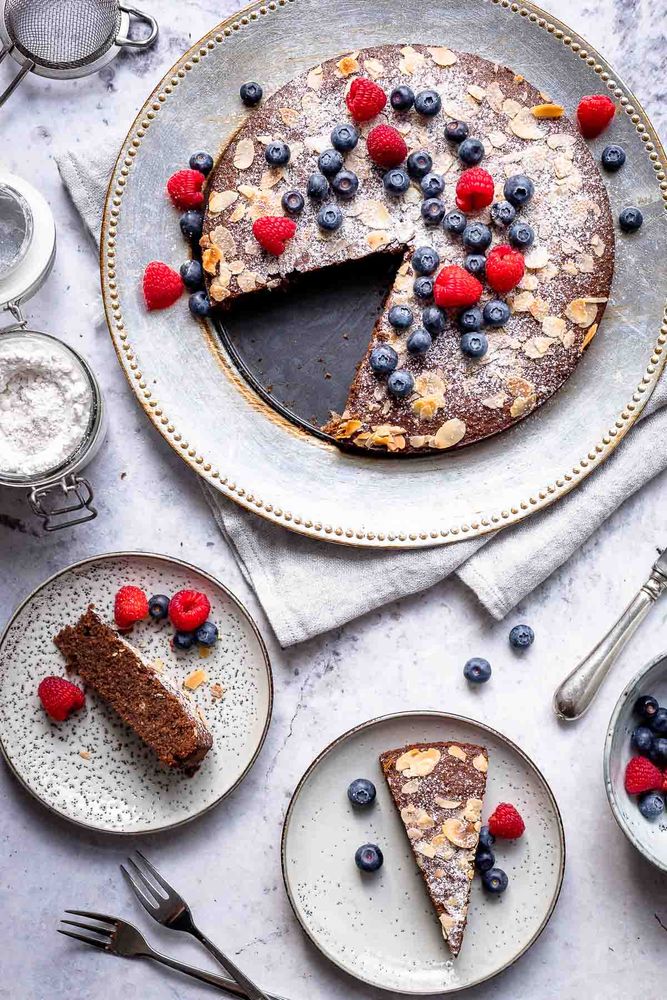 Rezeptbild: Schoko-Mandel-Kuchen (glutenfrei)