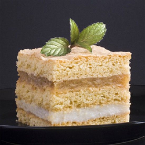 Rezeptbild: Apfelkuchen mit Vanillepudding