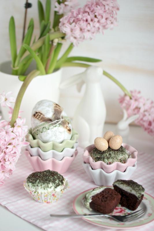 Rezeptbild: Österliche Mooskuchen-Muffins 