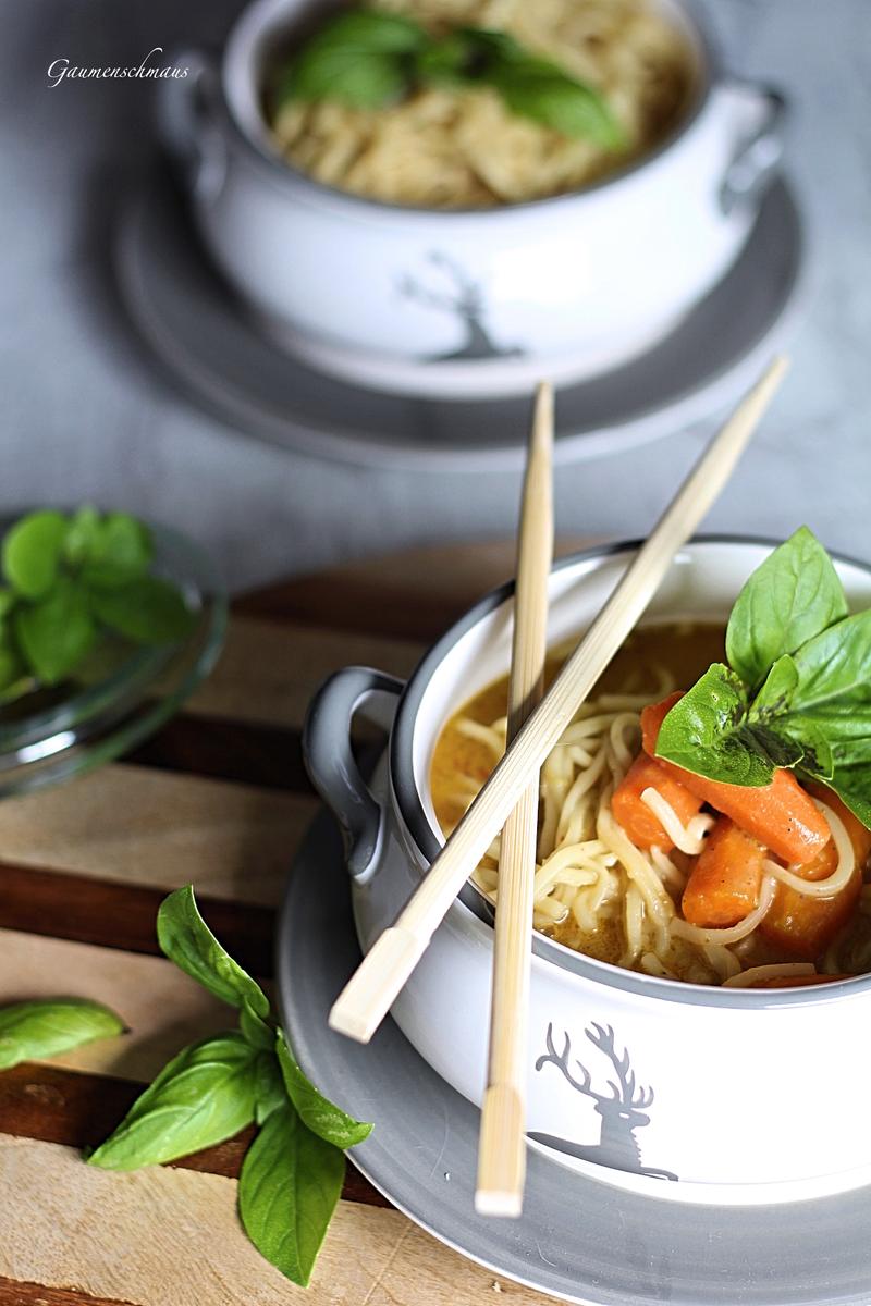 Rezeptbild: Scharfe Thai-Nudelsuppe