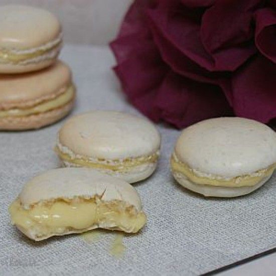 Rezeptbild: Rhabarber-Anis-Macarons