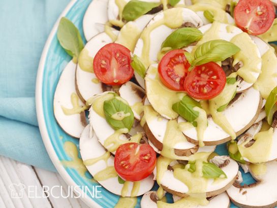 Rezeptbild: Insalata di Funghi oder phantastisches Pilz-Carpaccio