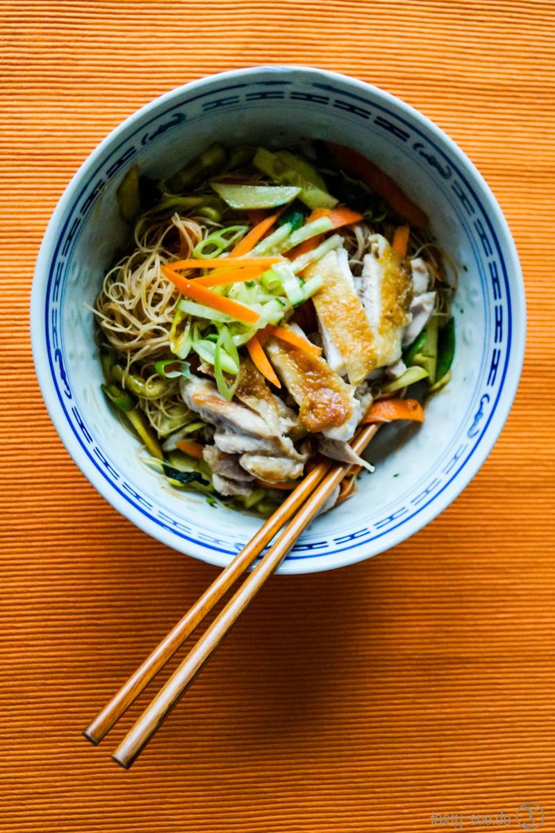 Rezeptbild: Vietnamesischer Reisnudelsalat aka. Bun Cha Gio