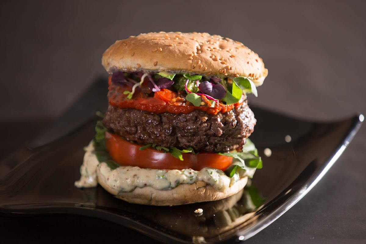 Rezeptbild: Burger Homemade mit Käsecreme
