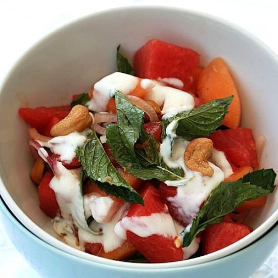 Rezeptbild: Würziger Melonensalat