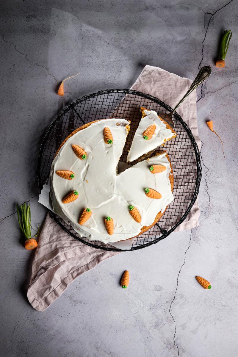 Rezeptbild: Veganer Möhrenkuchen