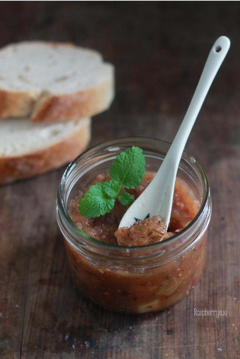 Rezeptbild: Rotes Apfelchutney
