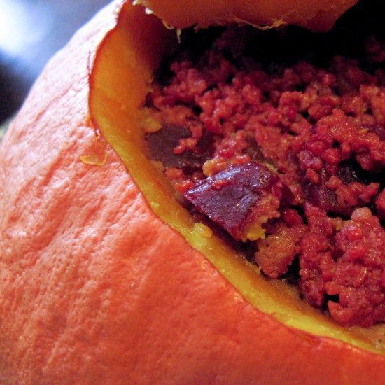 Rezeptbild: Gefüllter Kürbis