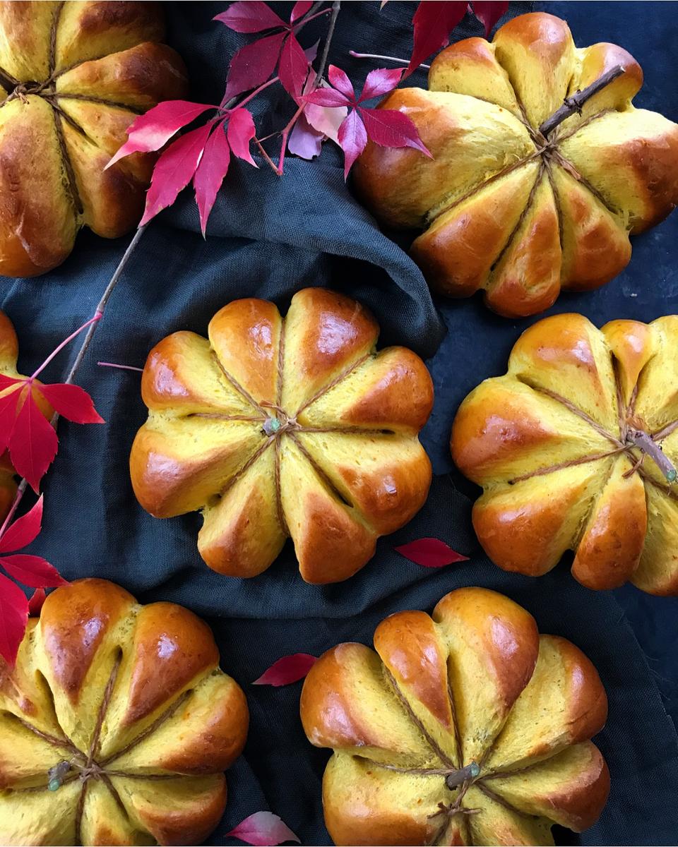 Rezeptbild: Kürbis Brötchen
